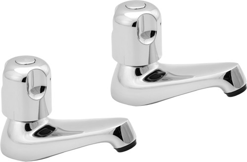 Larger image of Deva Dynamic Basin Taps (Pair, Chrome).