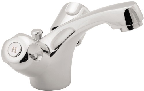 Larger image of Deva Dynamic Mono Basin Mixer Tap (Chrome).