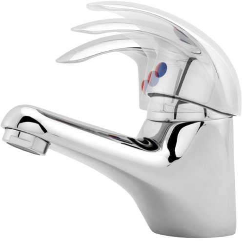 Example image of Deva Eider Enviro-Klick Mono Basin Mixer Tap With Pop Up Waste (Chrome).