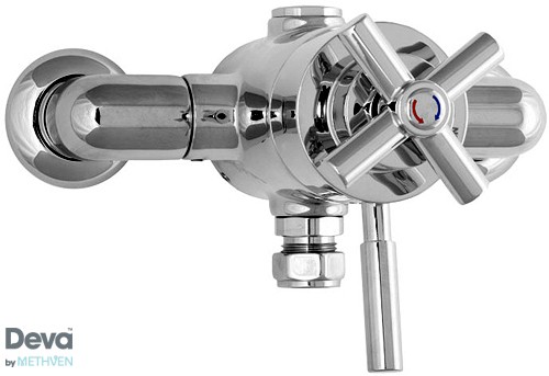 Example image of Deva Envy Exposed Thermostatic Shower Valve, Multi Mode Kit & Regulator.