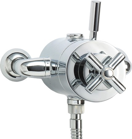 Larger image of Deva Envy Exposed Thermostatic Shower Valve (Chrome).