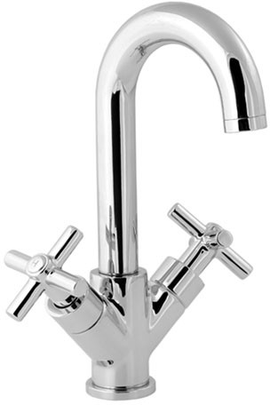 Larger image of Deva Expression Mono Basin Mixer Tap With Swivel Spout And Pop Up Waste.