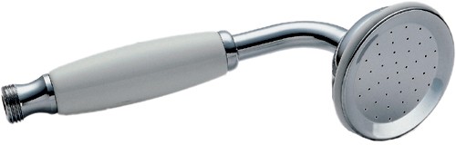 Larger image of Deva Shower Heads Single Function Traditional Shower Handset (Chrome).