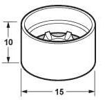 Technical image of Deva Flow Regulators Flow Restrictors For a Pair Of Deva Basin Taps.