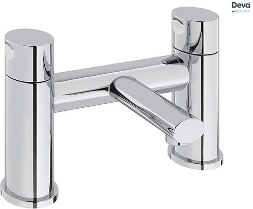 Larger image of Deva Funky Bath Filler Tap (Chrome).