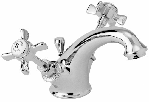 Larger image of Deva Imperial Mono Basin Mixer Tap With Pop Up Waste (Chrome).