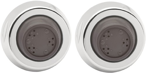 Larger image of Deva Accessories Swivel Body Jets (Pair, Chrome).