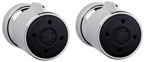 Larger image of Deva Accessories Two Mode Fixed Body Jets (Pair, Chrome).