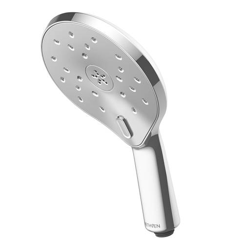 Deva Methven Kaha Satinjet Shower Handset With 2 Spray Functions (Chrome).
