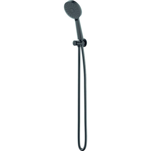 Deva Black Methven Airstream Krome Hand Shower Kit (Matt ).