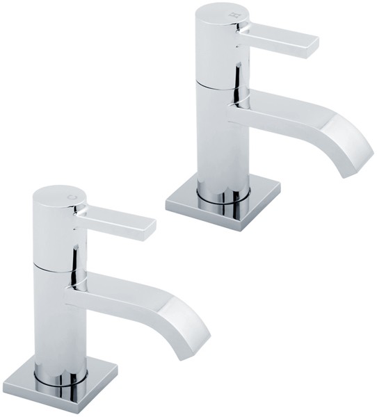 Larger image of Deva Linx Basin Taps (Pair, Chrome).