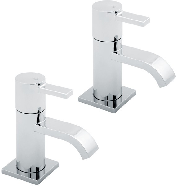 Larger image of Deva Linx Bath Taps (Pair, Chrome).