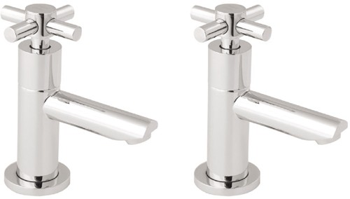 Deva Gold Motif Basin Taps (Pair).