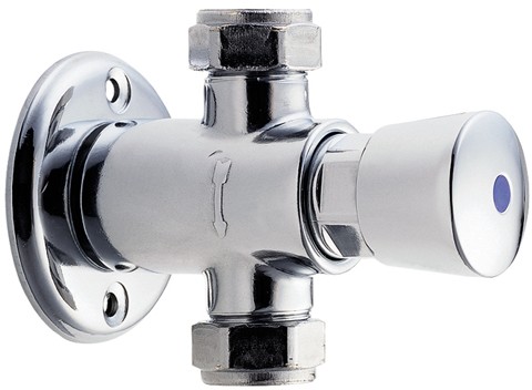 Deva Gold Commercial Preset Exposed Non-Concussive Shower Valve.