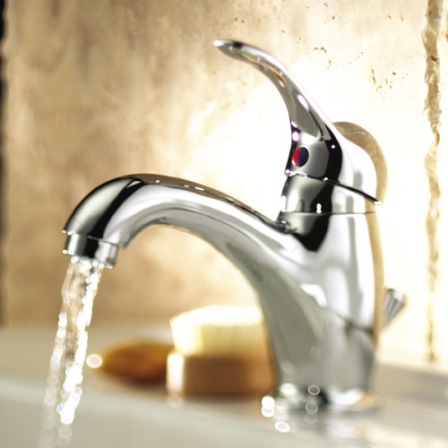 Example image of Deva Provence Mono Basin Mixer Tap With Pop Up Waste (Chrome).