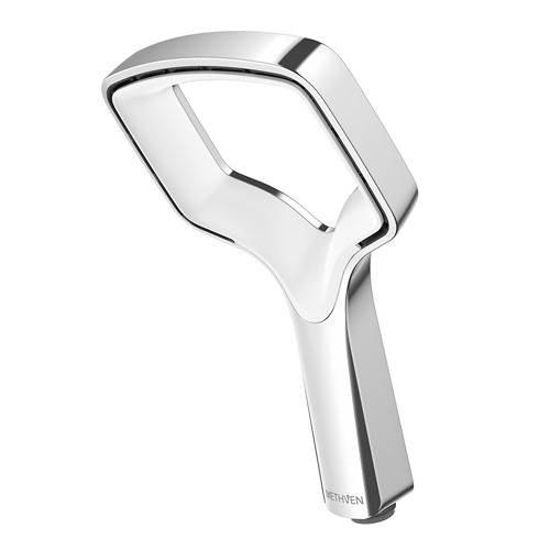 Example image of Methven Aurajet Rua Shower Handset (Chrome & White).