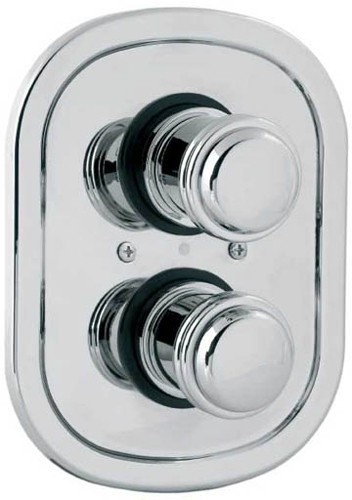 Larger image of Deva Senate Thermostatic Concealed Shower Valve (Chrome).