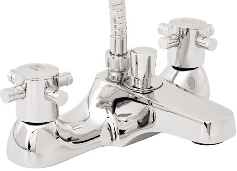 Larger image of Deva Sicilian Bath Shower Mixer Tap With Shower Kit.