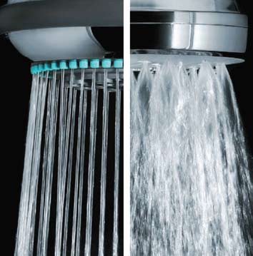 Example image of Deva Satinjet Awatea Shower Handset With Hose.