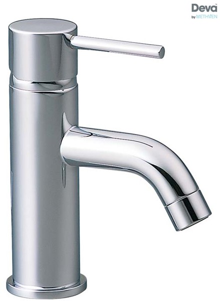 Larger image of Deva Tease Mono Basin Mixer Tap With Press Top Waste (Chrome).