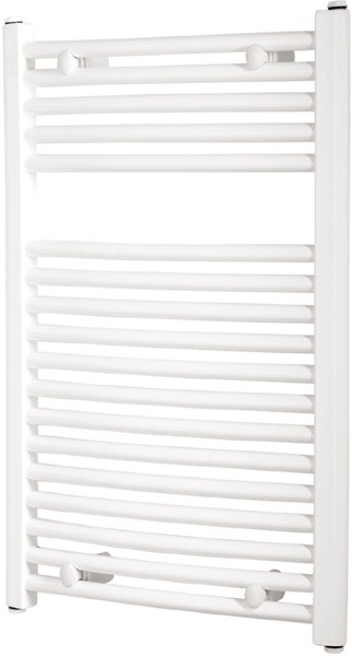 Larger image of TR Rads Curved Towel Rail (White). 500x770mm. 1369 BTU.