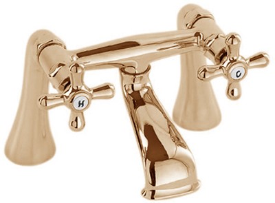 Larger image of Deva Regency Bath Filler Tap (Gold).