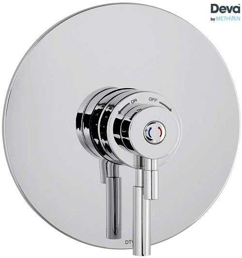 Example image of Deva Vision Concealed Thermostatic Shower Valve With Multi Mode Kit.