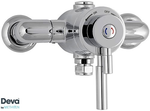 Example image of Deva Vision Exposed Thermostatic Shower Valve With Multi Mode Kit.