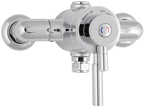 Larger image of Deva Vision TMV2 Thermostatic Exposed Shower Valve (Chrome).