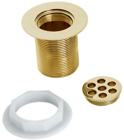 Larger image of Deva Wastes 1 1/2" Shower Waste With 2 1/2" Tail (Gold).