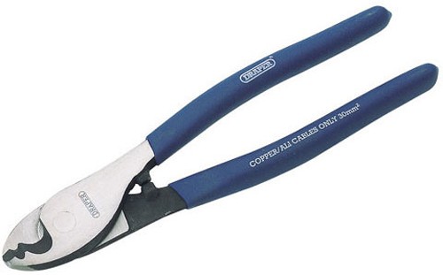 Larger image of Draper Tools Cable shear for copper and aluminium cables. 210mm.