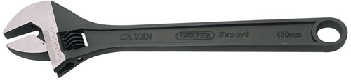 Larger image of Draper Tools Black adjustable wrench 450mm. 57mm Capacity.