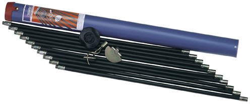 Larger image of Draper Tools 13 Piece polypropylene drain rod set in case.   9M long.