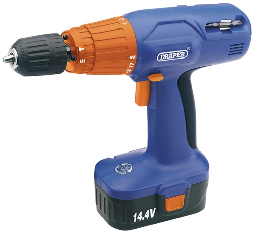 Larger image of Draper Power Tools 14.4v Cordless hammer drill.