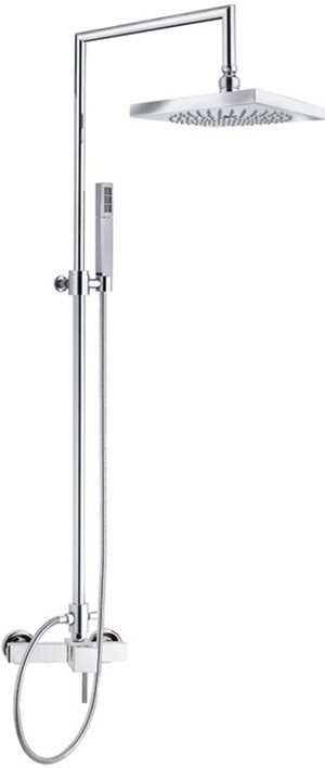 Larger image of Vado Mix2 Mix ultra minimalistic complete shower set.