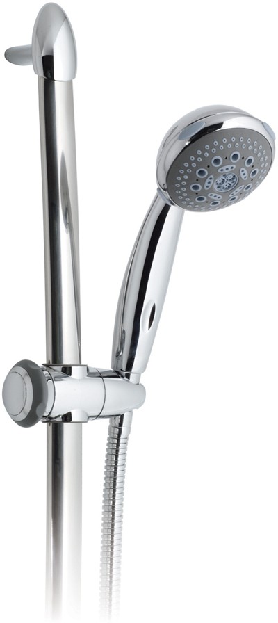 Larger image of Vado Shower 900mm slider rail kit with 4 function shower kit, high pressure.