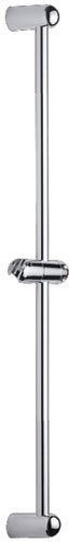 Larger image of Vado Shower 600mm X-Class slide rail with twist control in chrome.