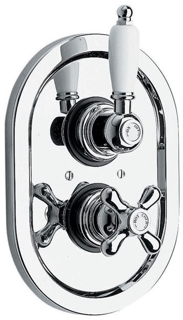 Larger image of Vado Westbury Concealed thermostatic shower valve 3/4" chrome.