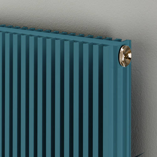 Example image of EcoHeat Hadlow Horizontal Aluminium Radiator 626x1120 (P Blue).