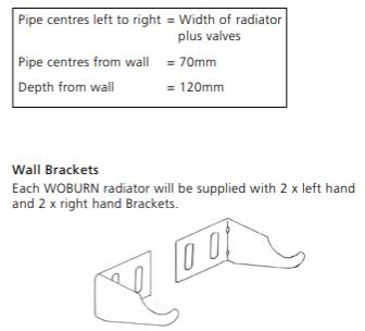 Technical image of EcoHeat Woburn Horizontal Aluminium Radiator 568x1020 (Black).