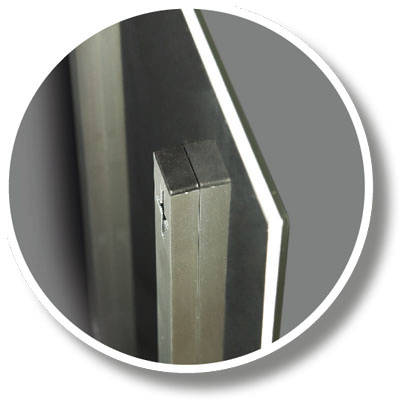 Example image of Eucotherm Infrared Radiators Black Glass Panel 600x1200mm (800w).