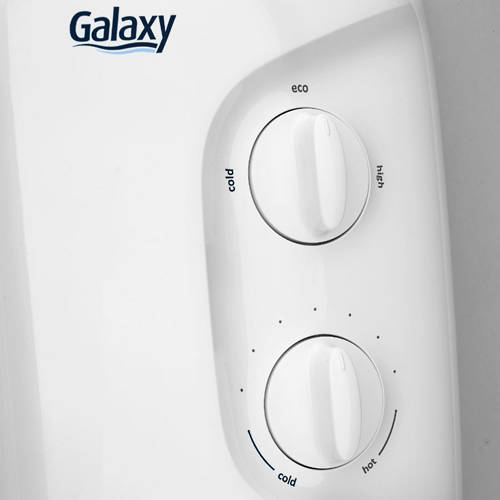 Example image of Galaxy Showers Aqua 3000M Electric Shower 8.5kW (White & Chrome).