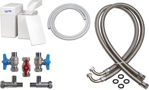 Example image of HomeWater 500 Water Softener With 22mm Install Kit (Non Electric).