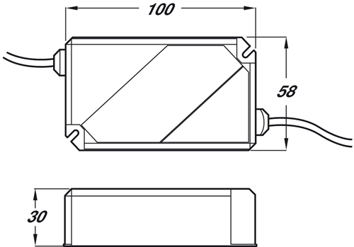 Technical image of HAFELE Shaver Socket With Transformer & Hinged Cover (White).