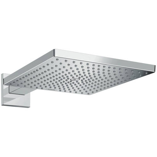 Hansgrohe Raindance E 300 1 Jet Shower Head & Wall Arm (300X300mm).