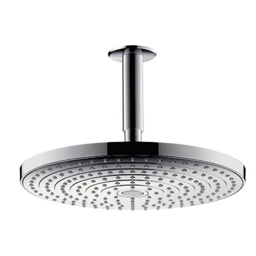 Hansgrohe Raindance S 240 2 Jet Eco Shower Head & Arm (240Mm, Chrome).