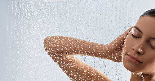 Example image of Hansgrohe Raindance Select S 240 2 Jet EcoSmart Shower Head & Wall Arm.