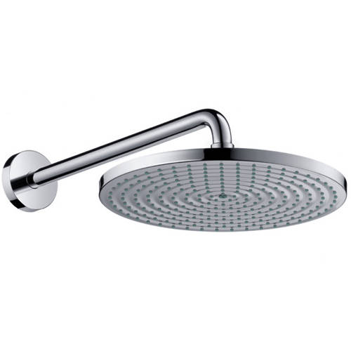 Hansgrohe Raindance S 300 Air 1 Jet Shower Head & Arm (300Mm, Ecosmart).