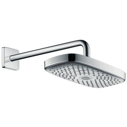 Hansgrohe Raindance Select E 300 2 Jet Shower Head & Arm (Ecosmart).