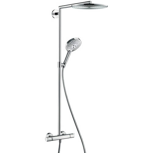 Hansgrohe Raindance Select S 300 1 Jet Showerpipe Pack (Chrome).